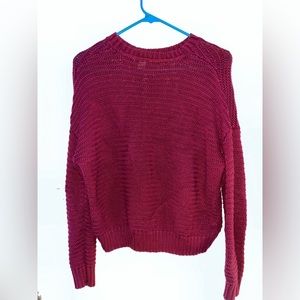 H&M Red Knit Sweater (Small)